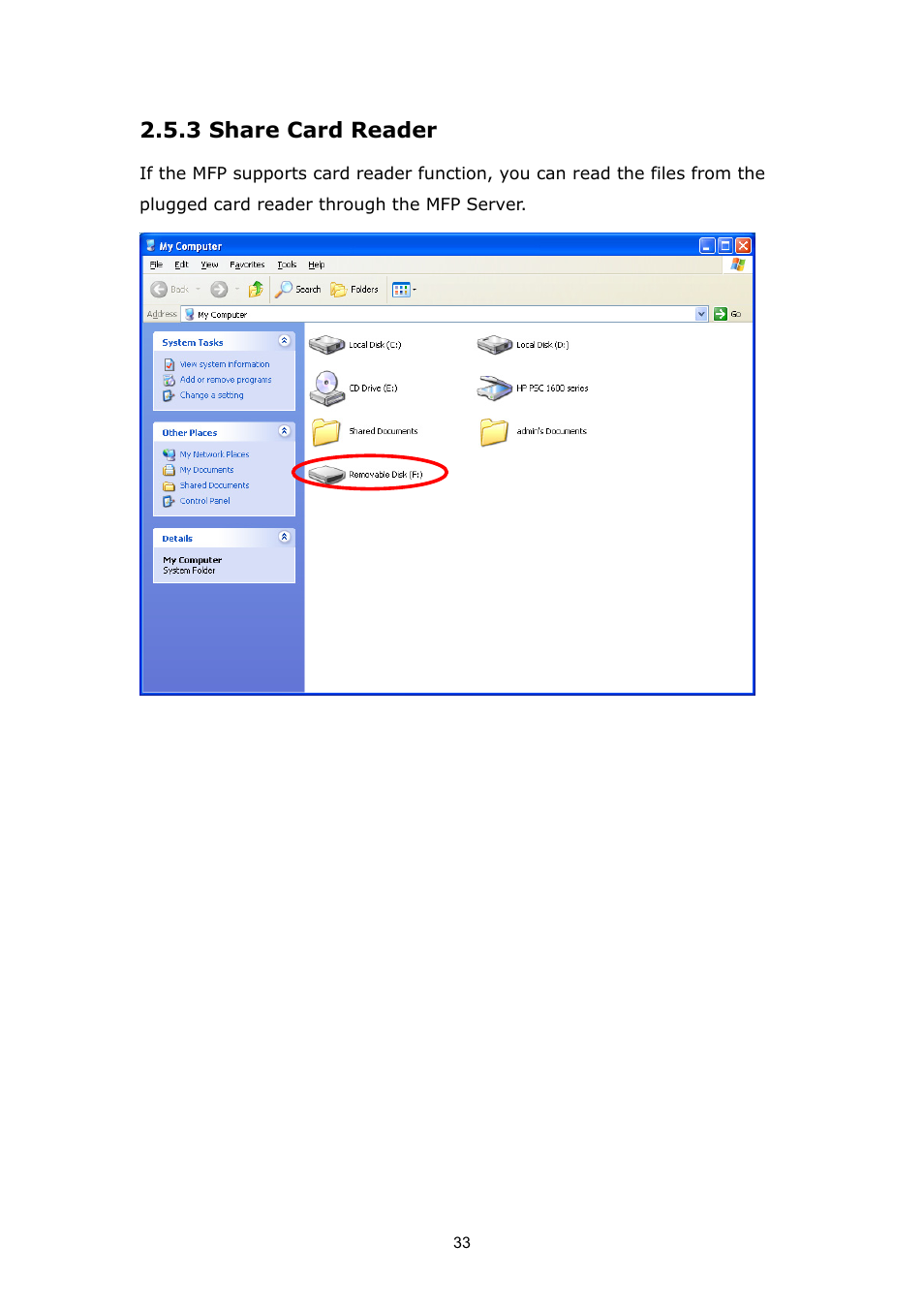 3 share card reader | PLANET FPS-1012N User Manual | Page 33 / 141