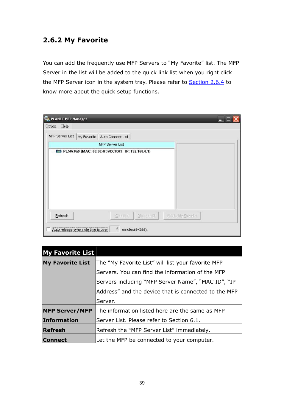 2 my favorite | PLANET FPS-1012N User Manual | Page 39 / 141