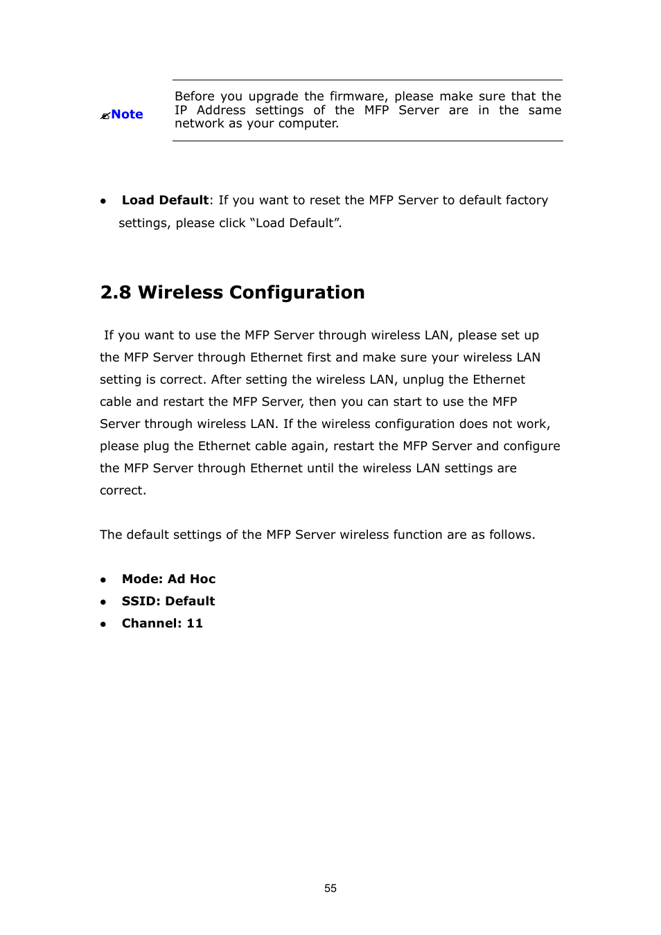8 wireless configuration | PLANET FPS-1012N User Manual | Page 55 / 141