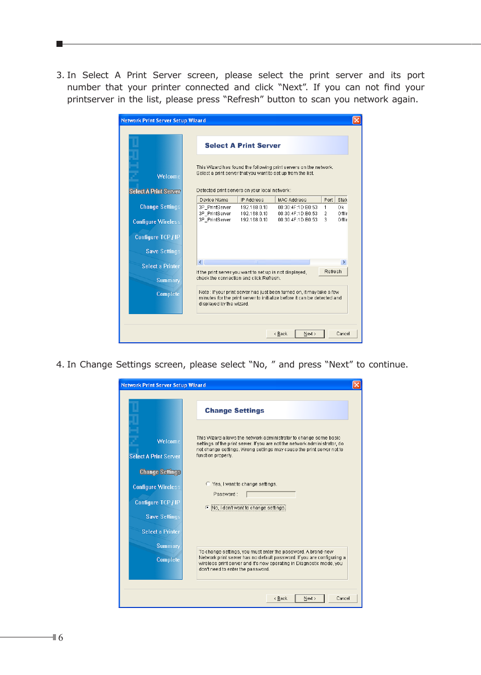 PLANET FPS-3300 User Manual | Page 6 / 8
