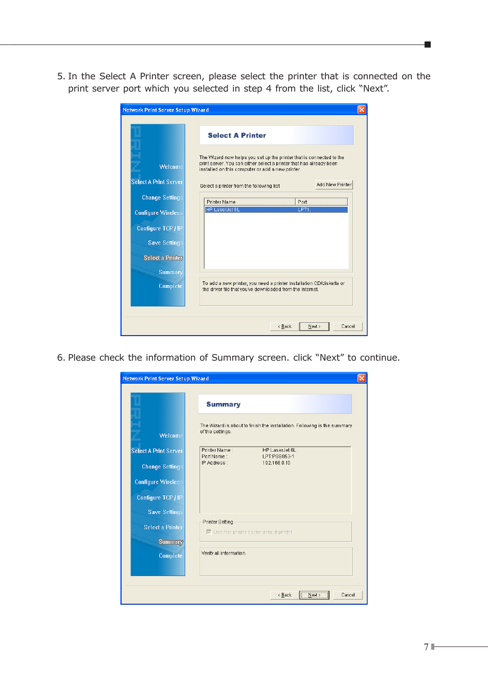 PLANET FPS-3300 User Manual | Page 7 / 8