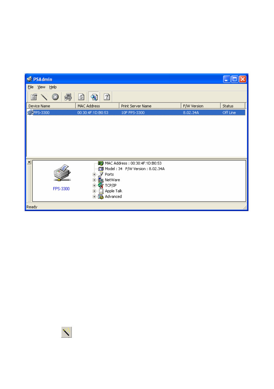 Configure with psadmin, 1 wizard, Izard | PLANET FPS-3300 User Manual | Page 14 / 71