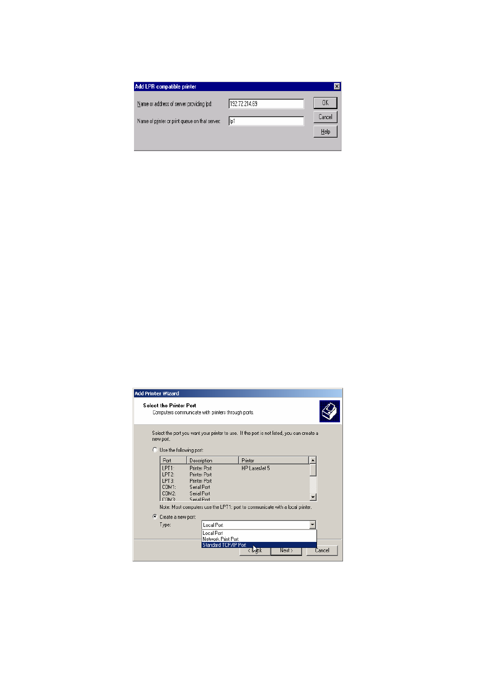 Indows, 2000/xp/2003, Tandard | Tcp/ip, Rinting, Nstallation | PLANET FPS-3300 User Manual | Page 48 / 71