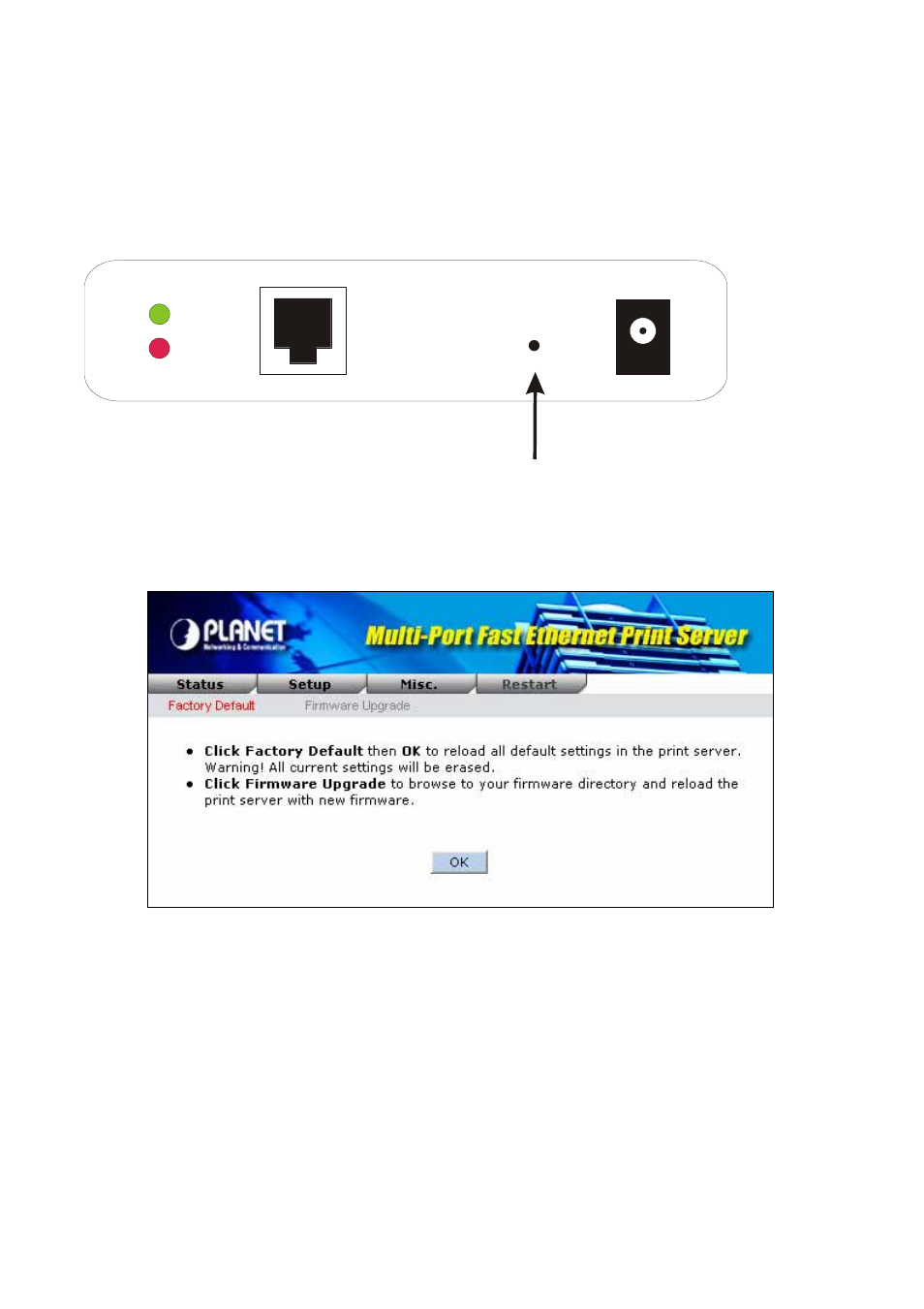 Reset to default, 1 hardware, 2 software | Ardware, Oftware | PLANET FPS-3300 User Manual | Page 61 / 71