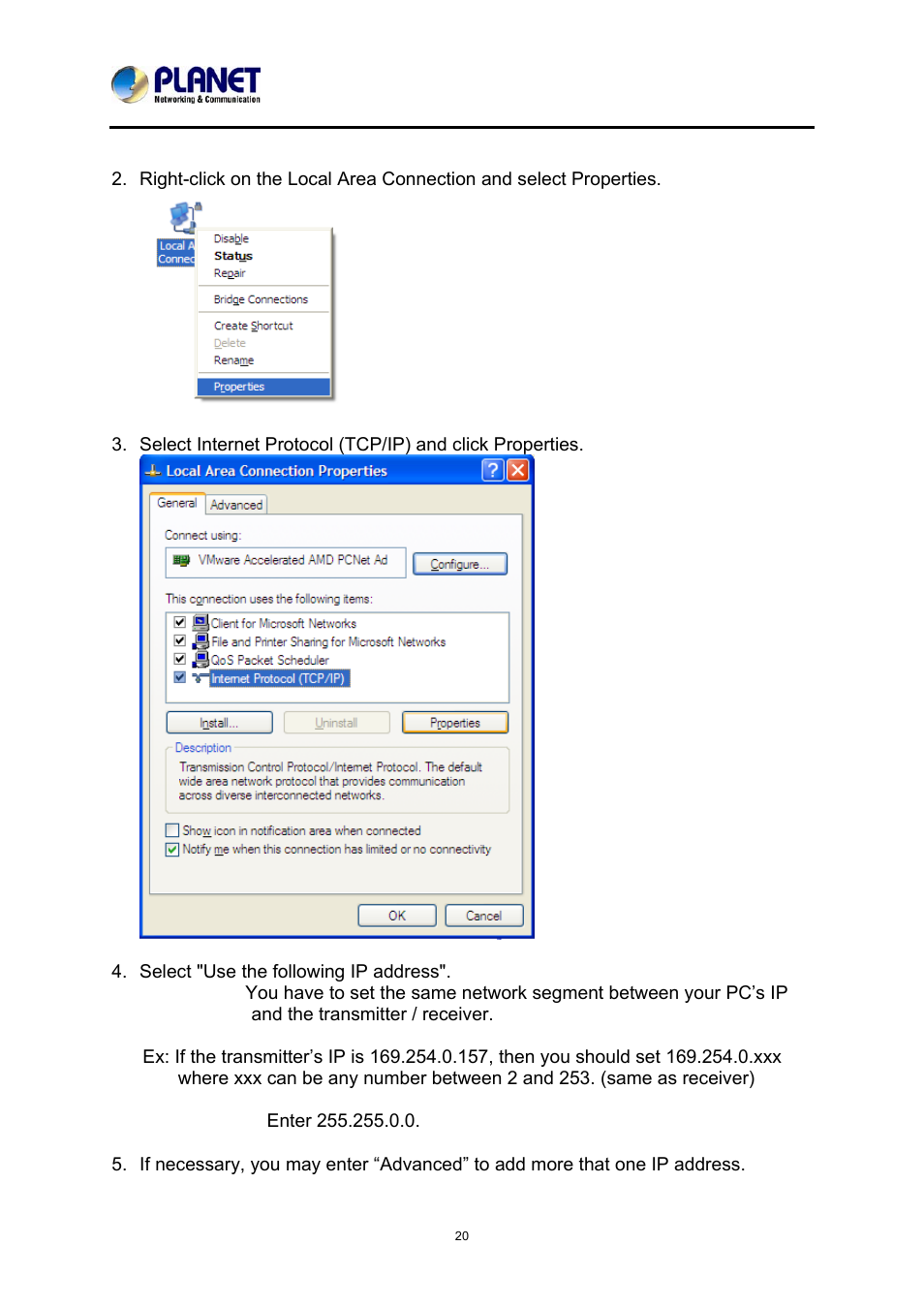 PLANET IHD-200PR User Manual | Page 20 / 54