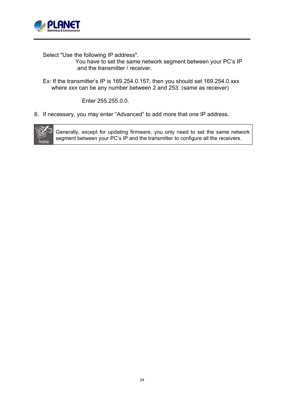 PLANET IHD-200PR User Manual | Page 24 / 54