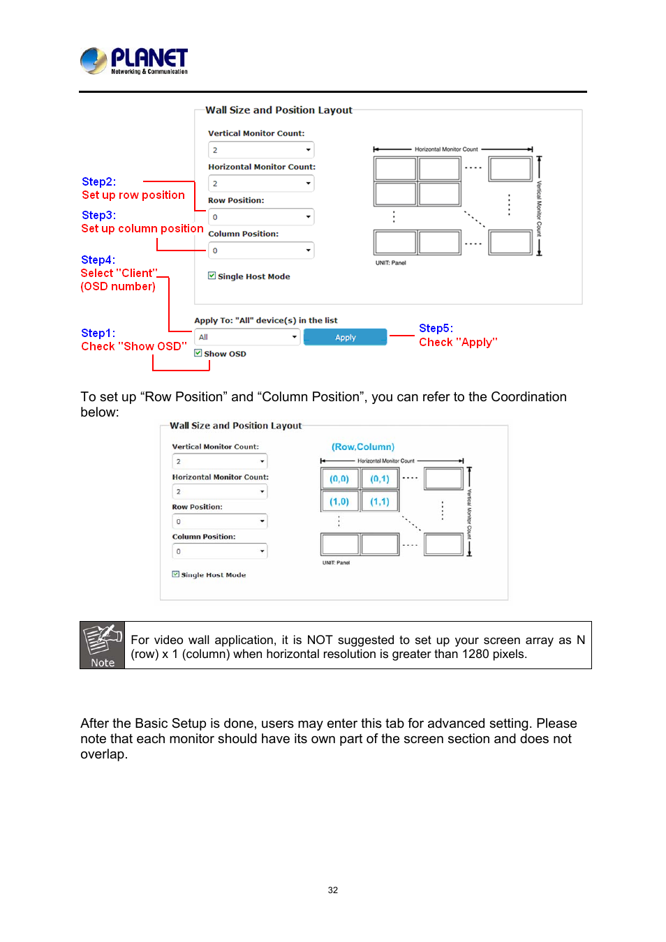Advanced setup | PLANET IHD-200PR User Manual | Page 32 / 54