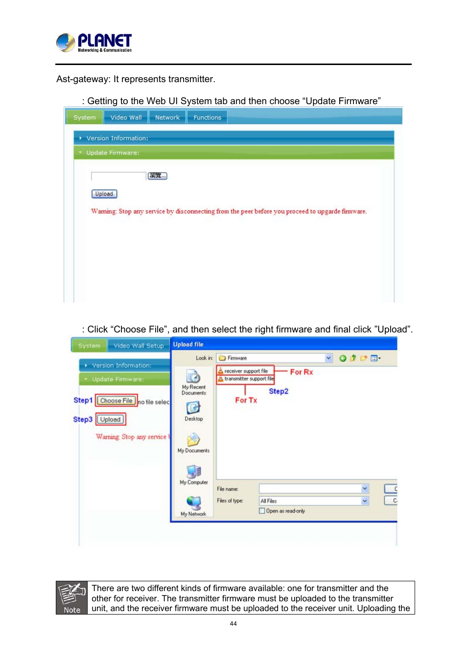 PLANET IHD-200PR User Manual | Page 44 / 54