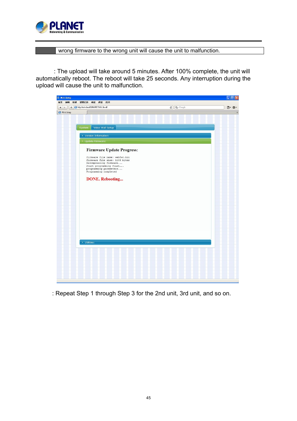 PLANET IHD-200PR User Manual | Page 45 / 54