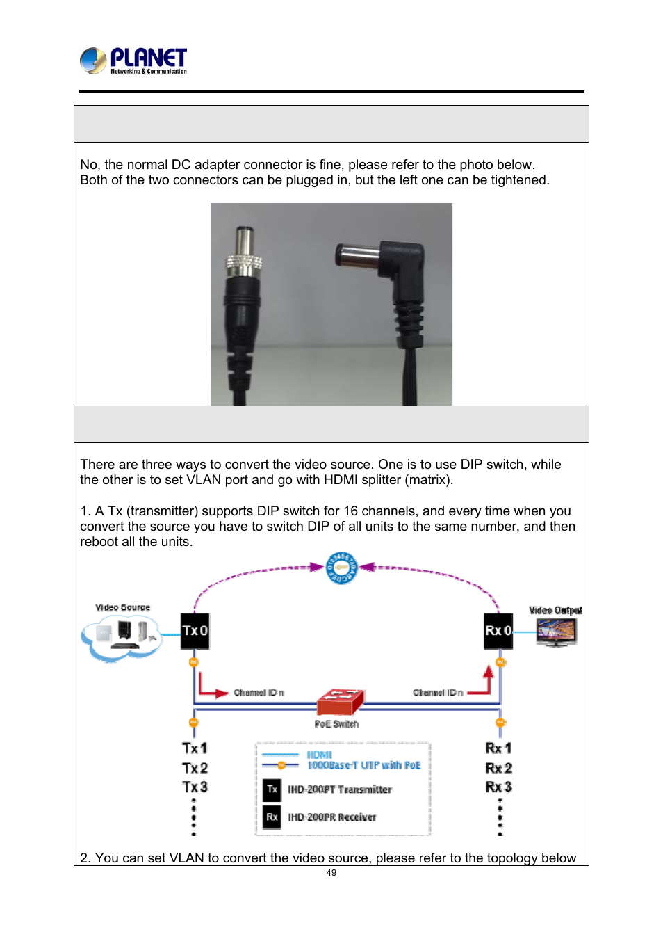 PLANET IHD-200PR User Manual | Page 49 / 54