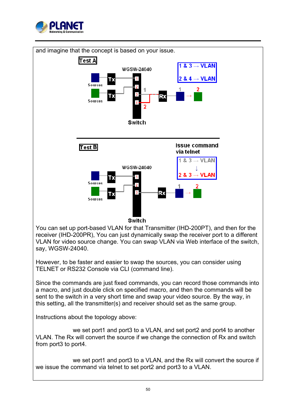 PLANET IHD-200PR User Manual | Page 50 / 54