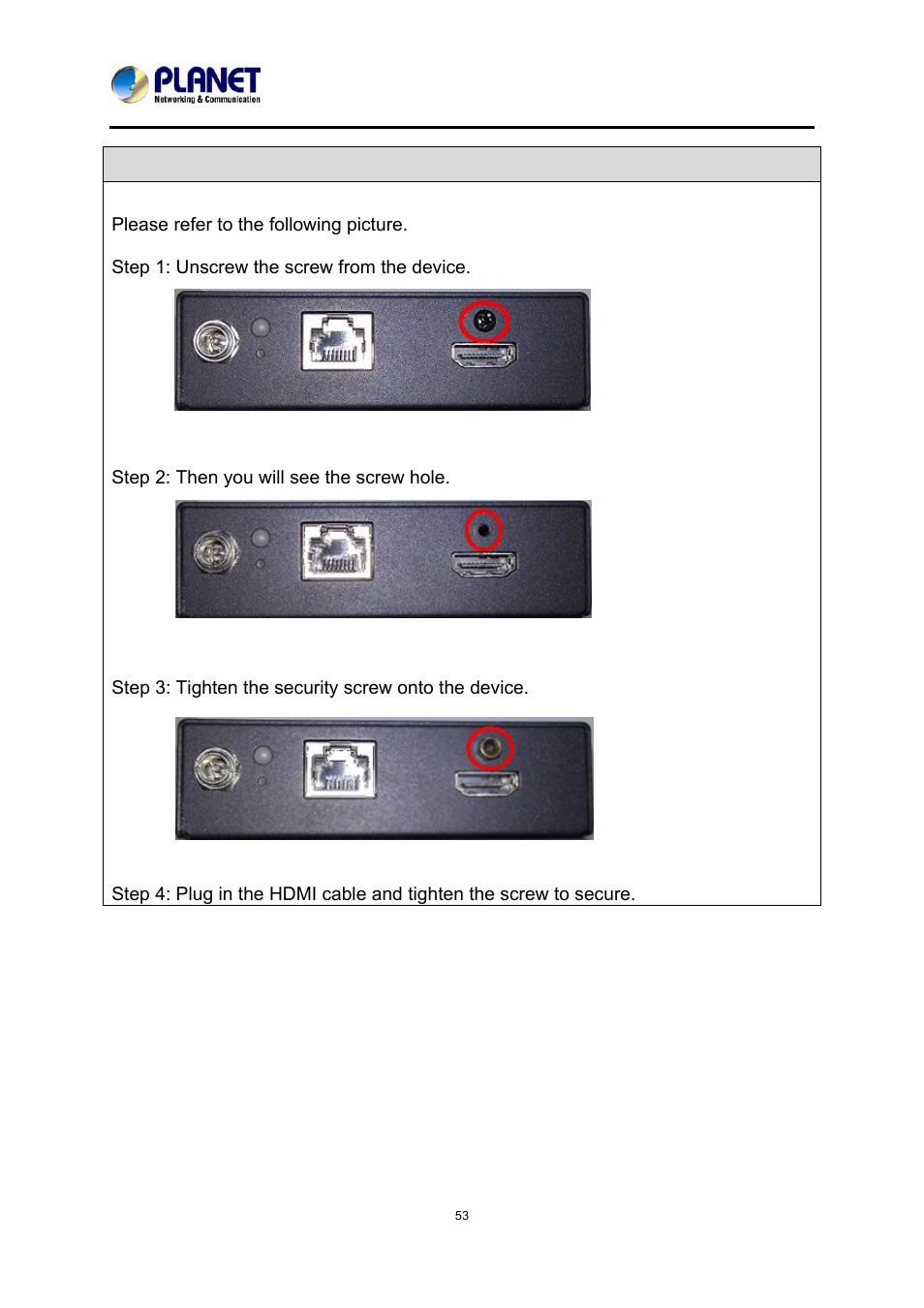 PLANET IHD-200PR User Manual | Page 53 / 54