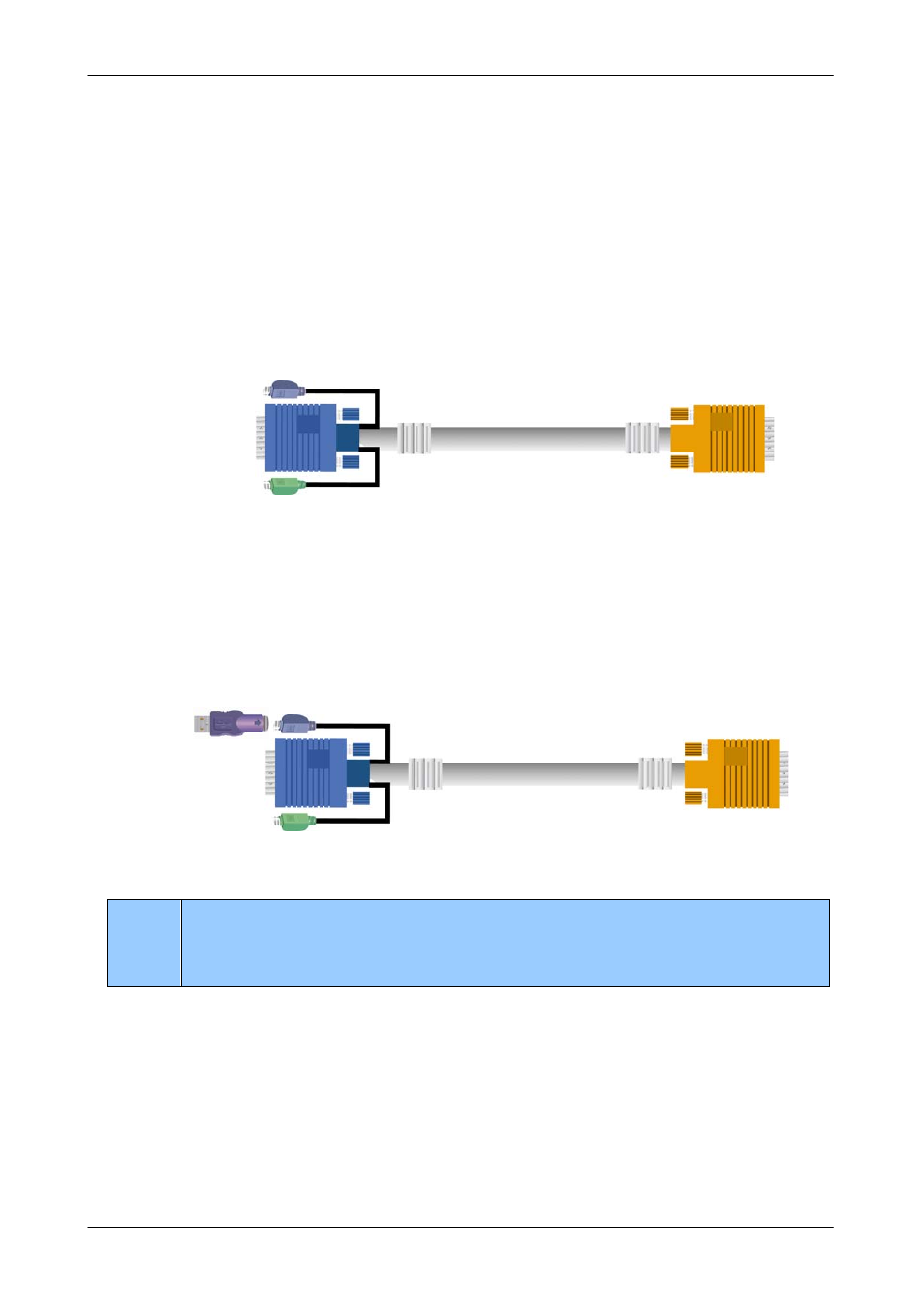 2 3-in-1 vga cable installation, In-1 vga cable installation | PLANET IKVM-16010 User Manual | Page 13 / 38