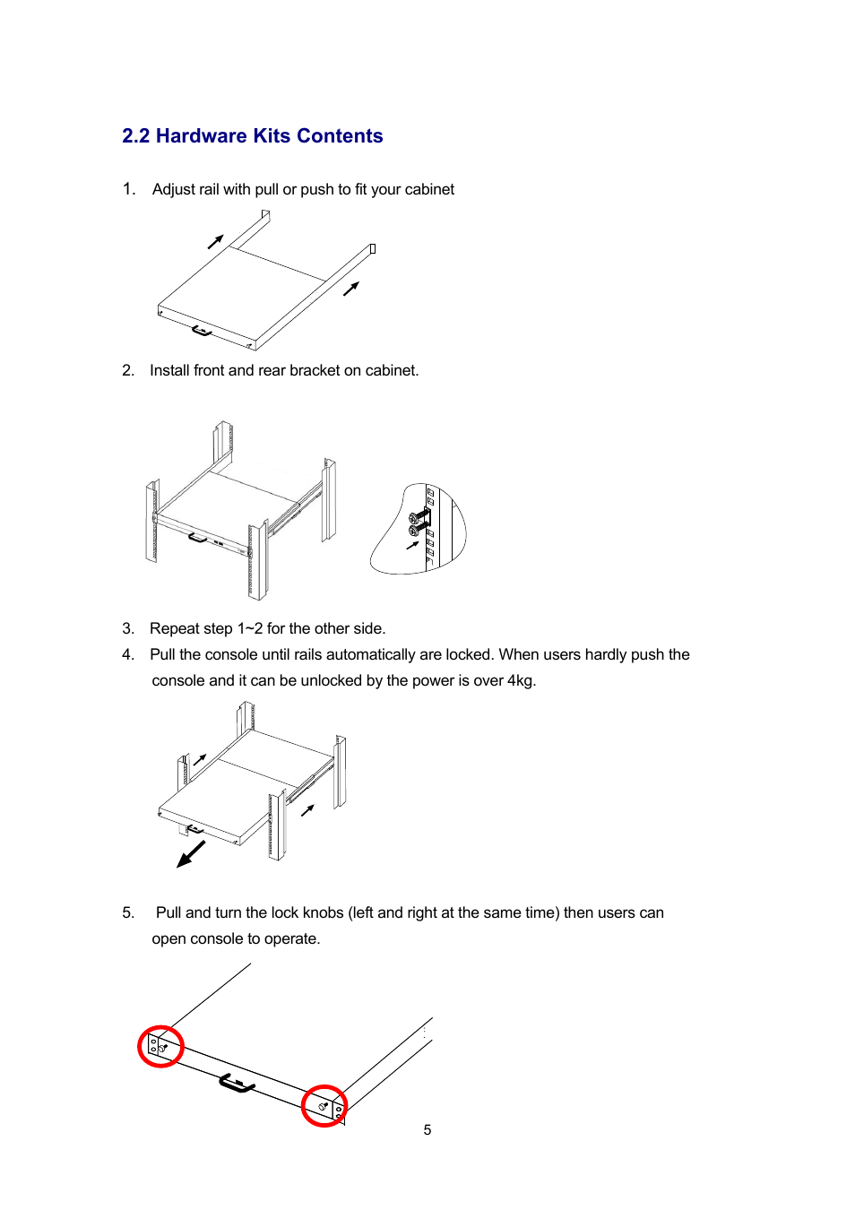 2 hardware kits contents | PLANET IKVM-17080 User Manual | Page 11 / 62