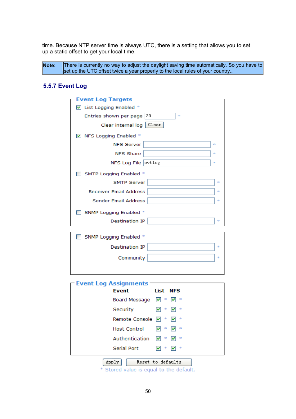 7 event log | PLANET IKVM-17080 User Manual | Page 56 / 62