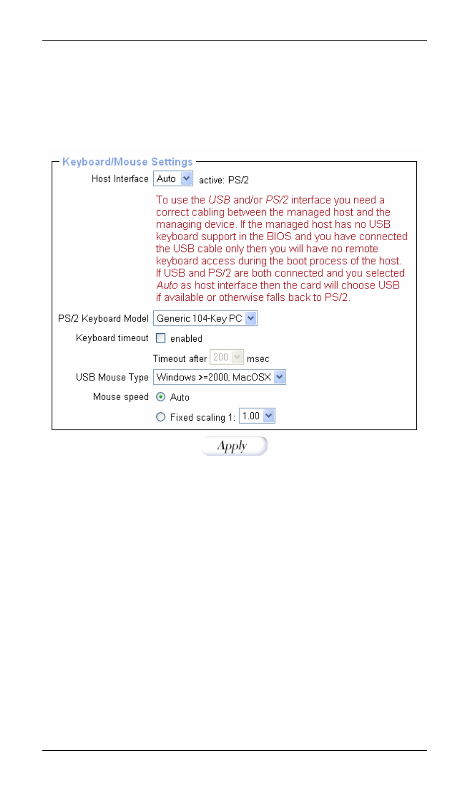 2 keyboard/mouse | PLANET IKVM-8000 User Manual | Page 47 / 75