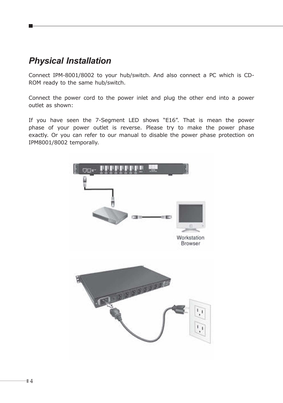 Physical installation | PLANET IPM-8001 User Manual | Page 4 / 8