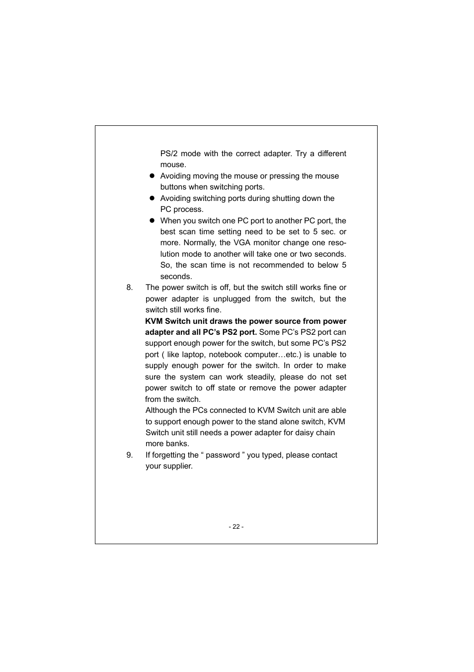 PLANET KVM-1600 User Manual | Page 26 / 27