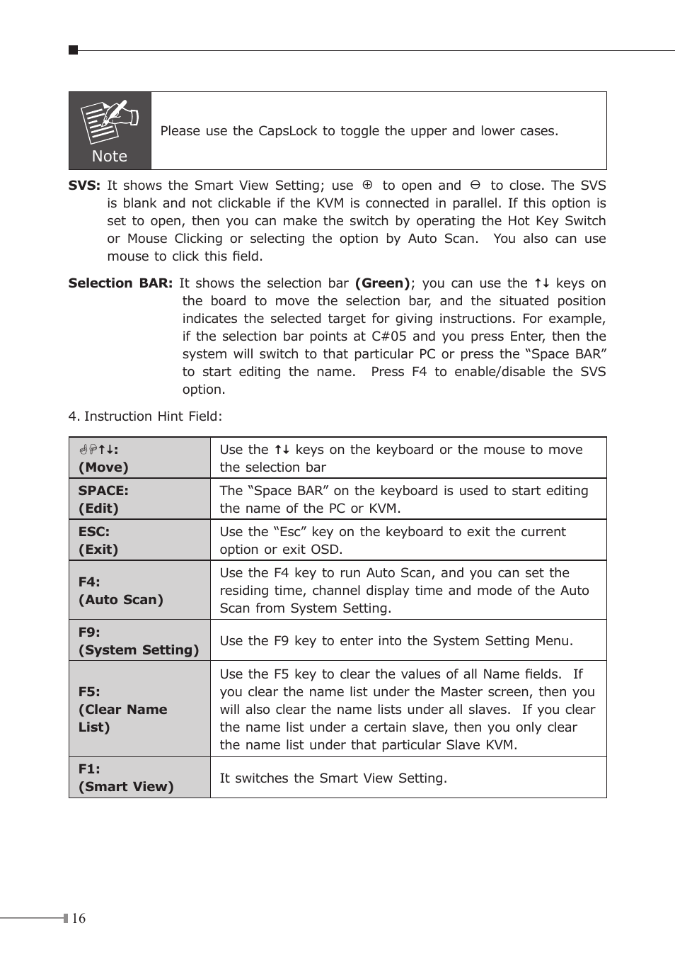 PLANET KVM-1610 User Manual | Page 16 / 20