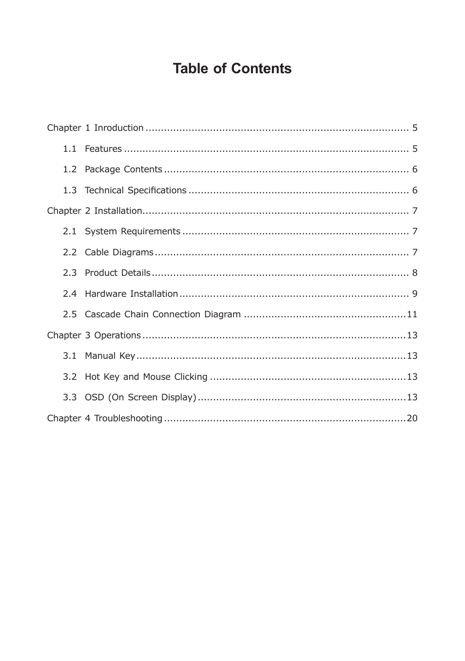 PLANET KVM-1610 User Manual | Page 4 / 20