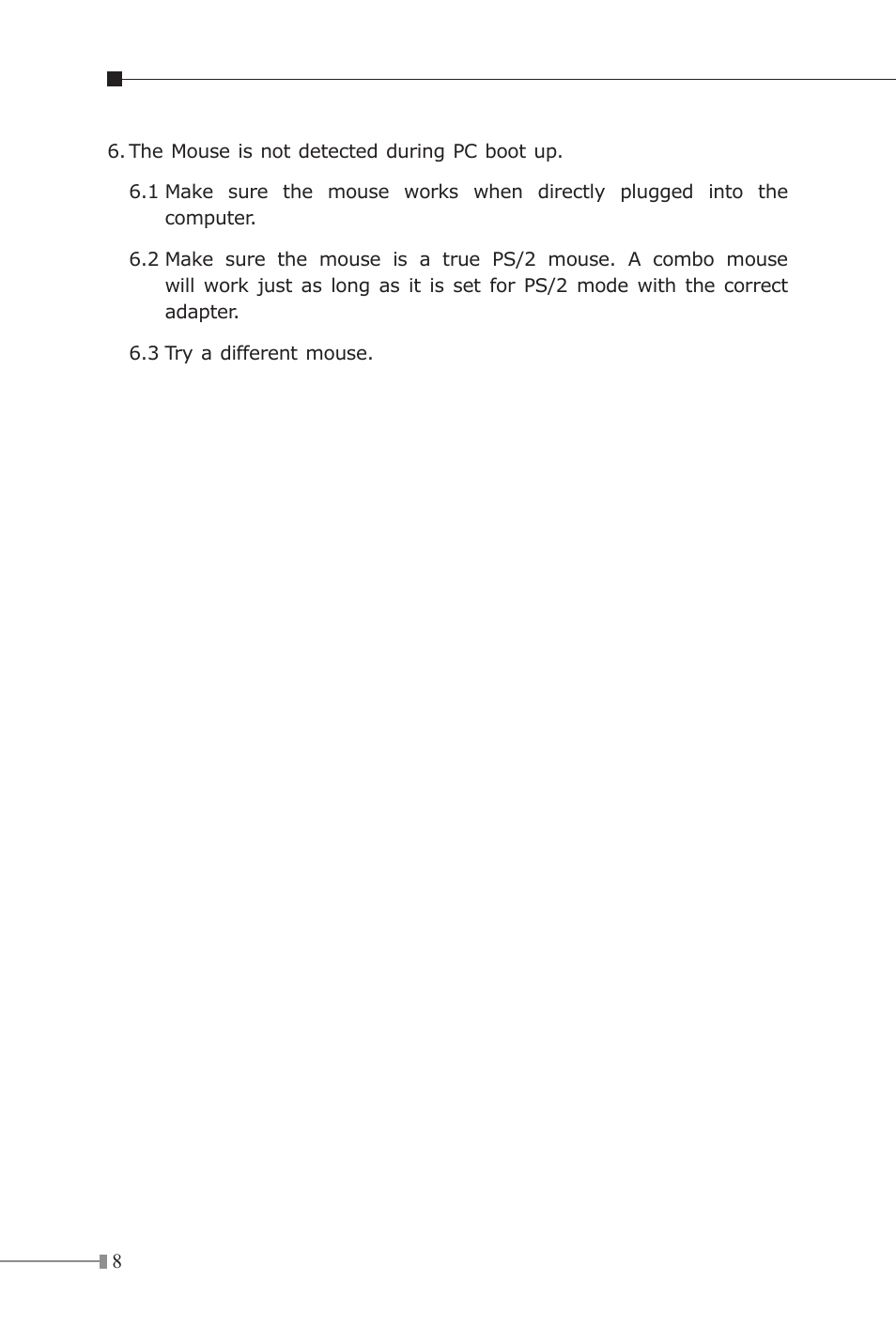 PLANET KVM-E500 User Manual | Page 8 / 8