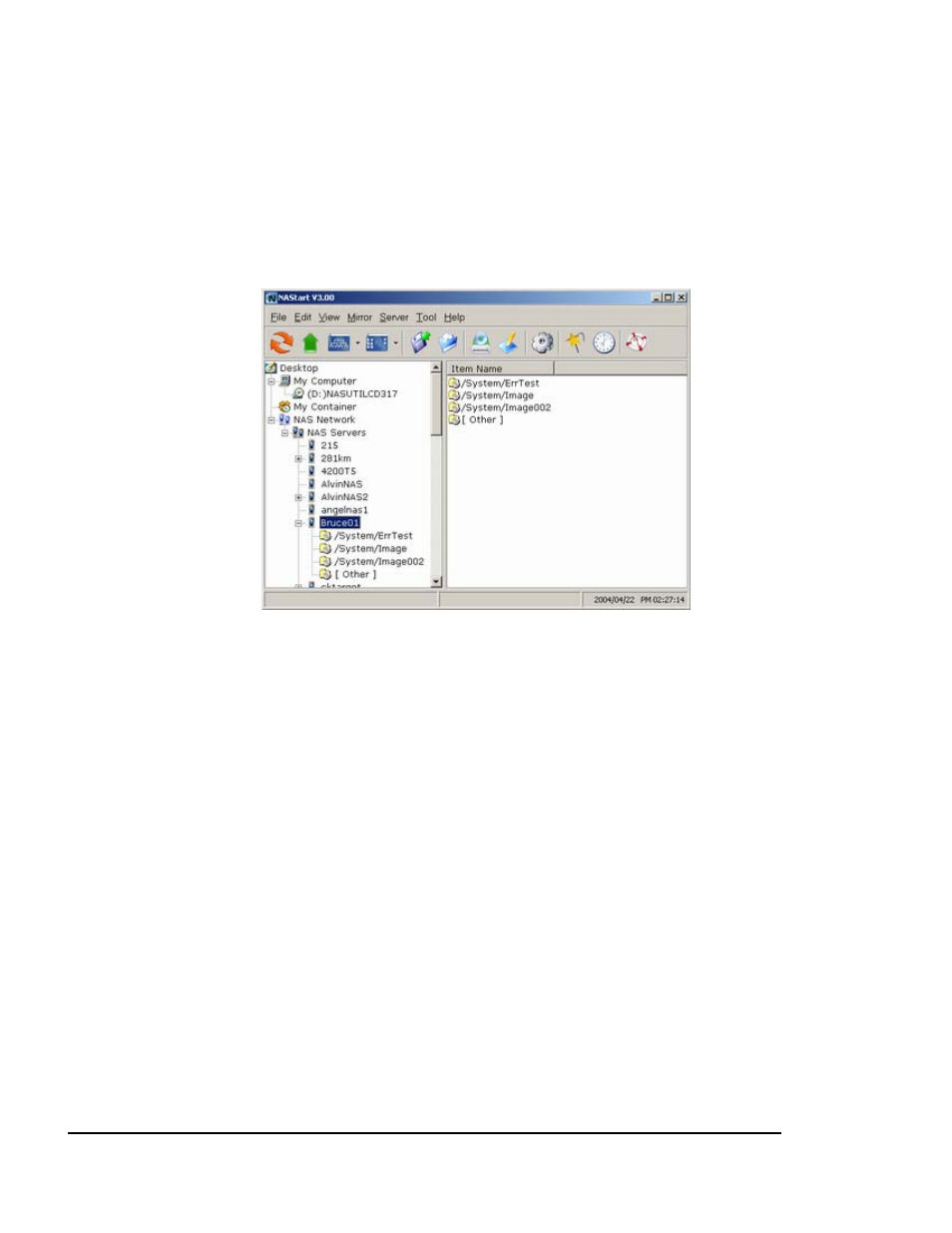 Browsing & administering servers, Browsing servers | PLANET NAS-3410 User Manual | Page 98 / 108