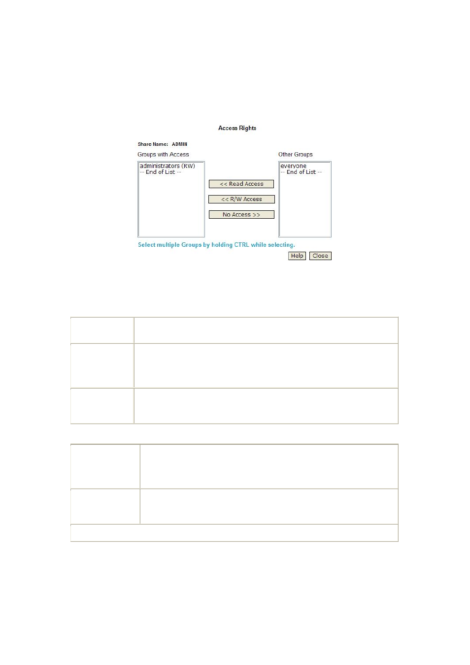 Share access | PLANET NAS-7100 User Manual | Page 47 / 76