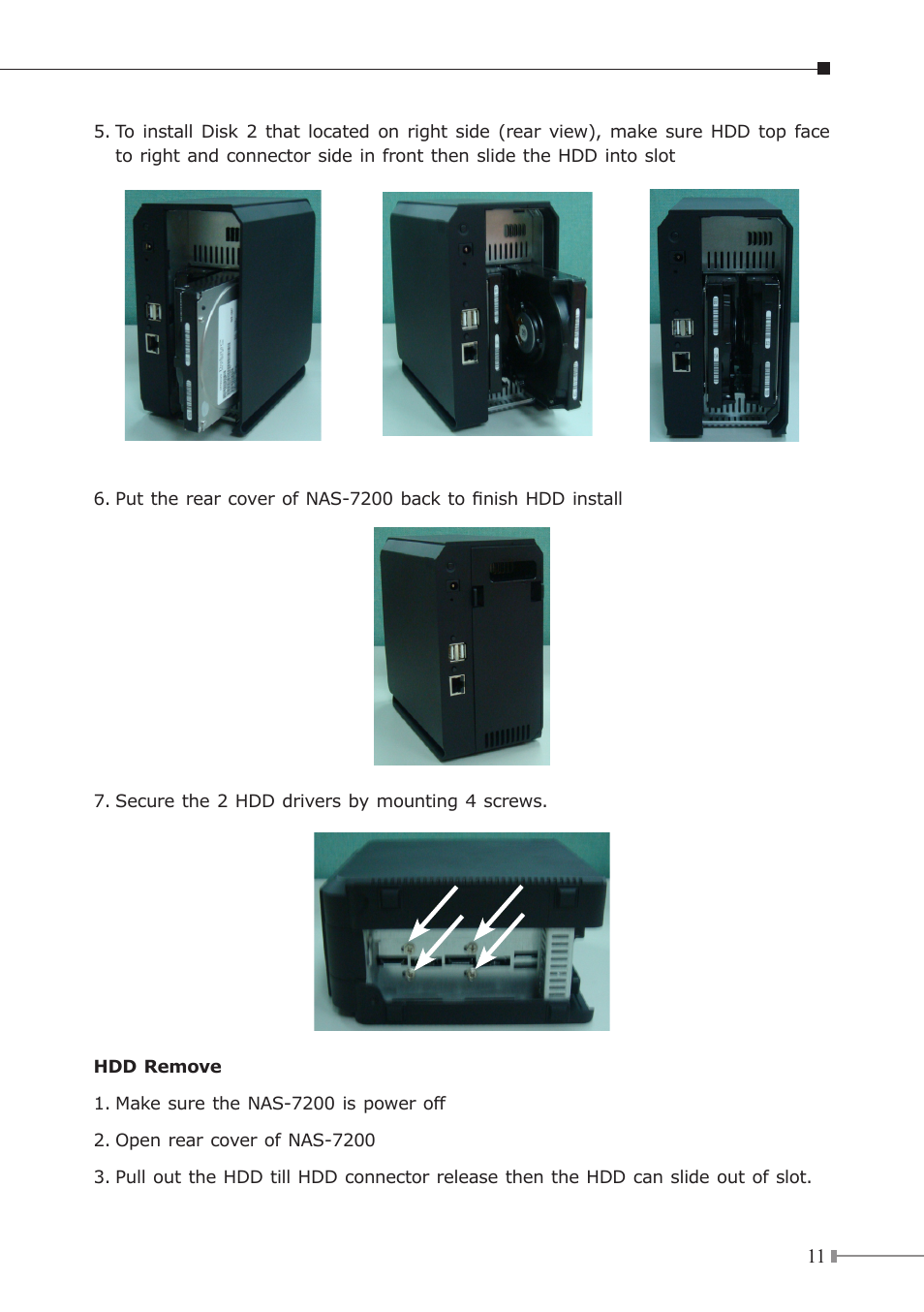 PLANET NAS-7200 User Manual | Page 11 / 20