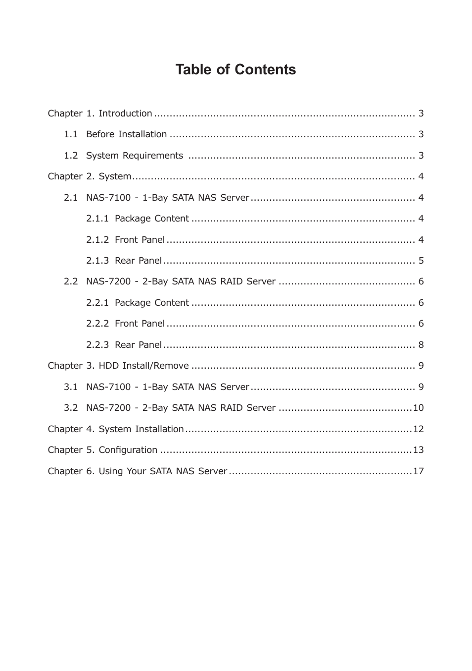 PLANET NAS-7200 User Manual | Page 2 / 20