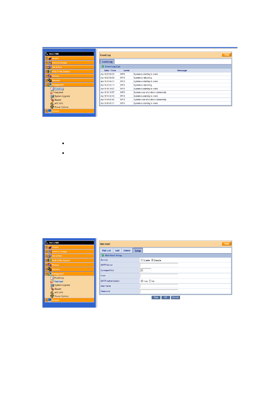 2 setting up smtp authentication | PLANET NAS-7400 User Manual | Page 104 / 149