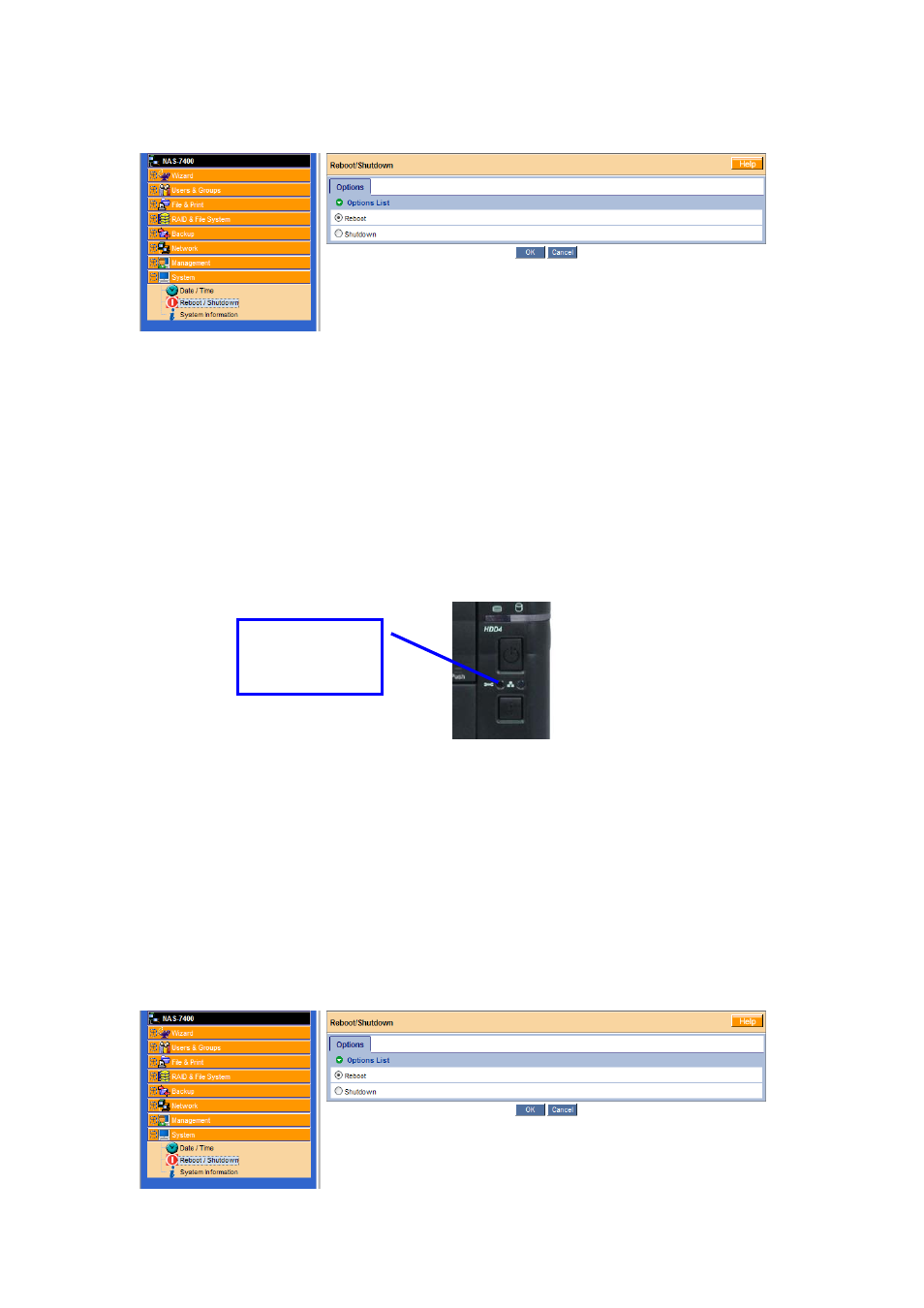 5 shutting down the nas-7400 | PLANET NAS-7400 User Manual | Page 111 / 149