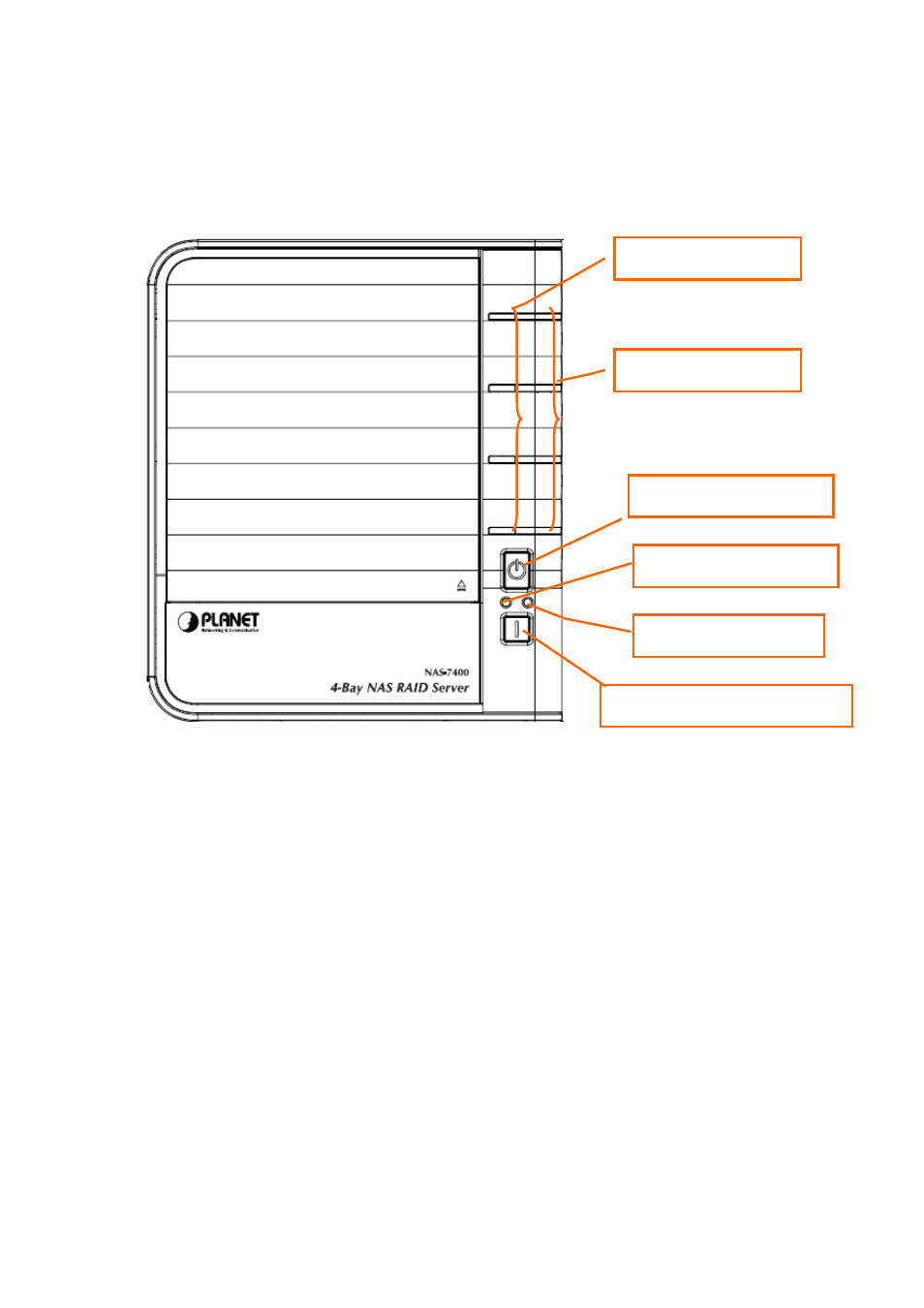 5 physical detail | PLANET NAS-7400 User Manual | Page 14 / 149