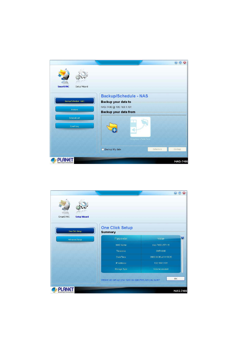 PLANET NAS-7400 User Manual | Page 29 / 149