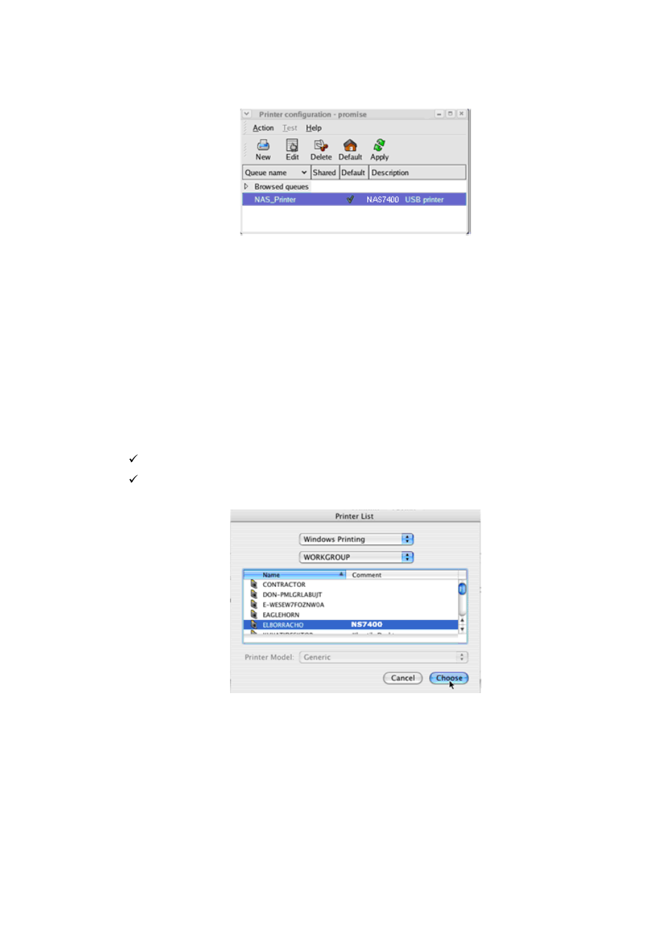 8 setting up macintosh printing | PLANET NAS-7400 User Manual | Page 46 / 149