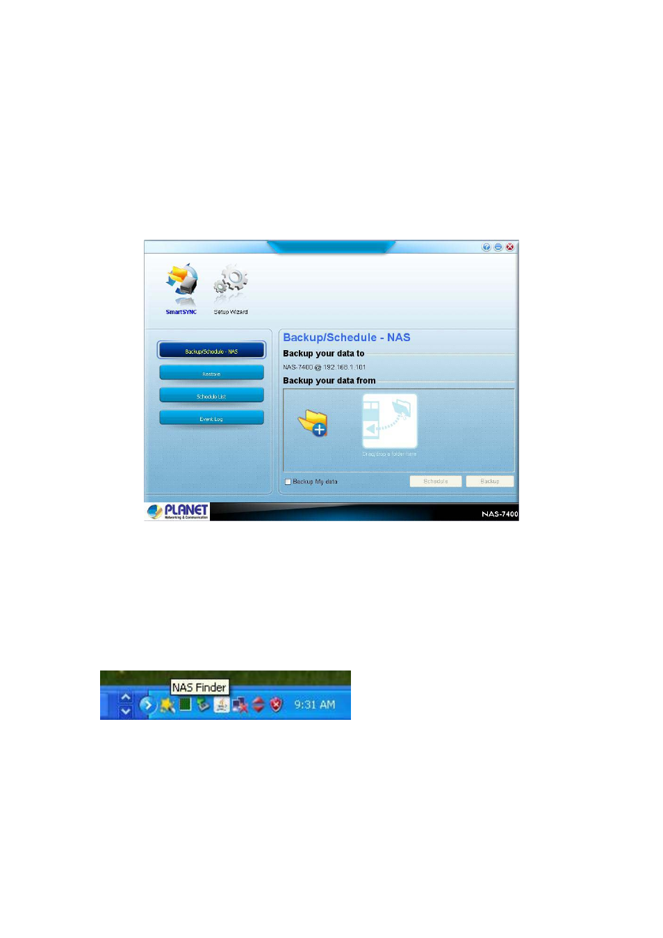 Chapter 5: smartsync, 1 opening the smartsync windows | PLANET NAS-7400 User Manual | Page 57 / 149