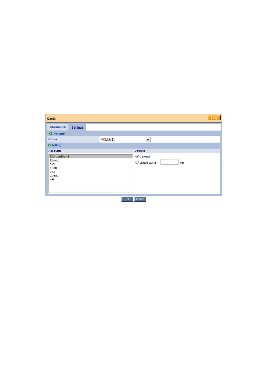 12 setting quotas, 3 managing file & print services, 1 configure for windows access | PLANET NAS-7400 User Manual | Page 80 / 149