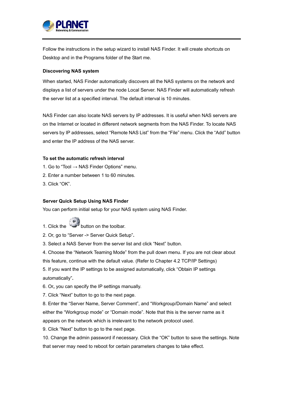 PLANET NAS-7410 User Manual | Page 107 / 125