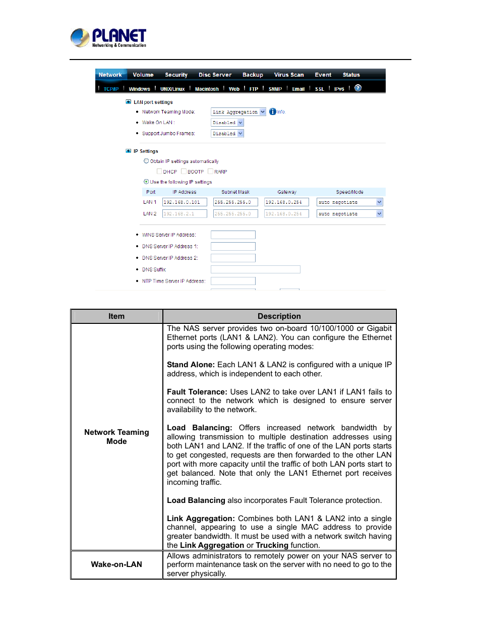 PLANET NAS-7410 User Manual | Page 29 / 125