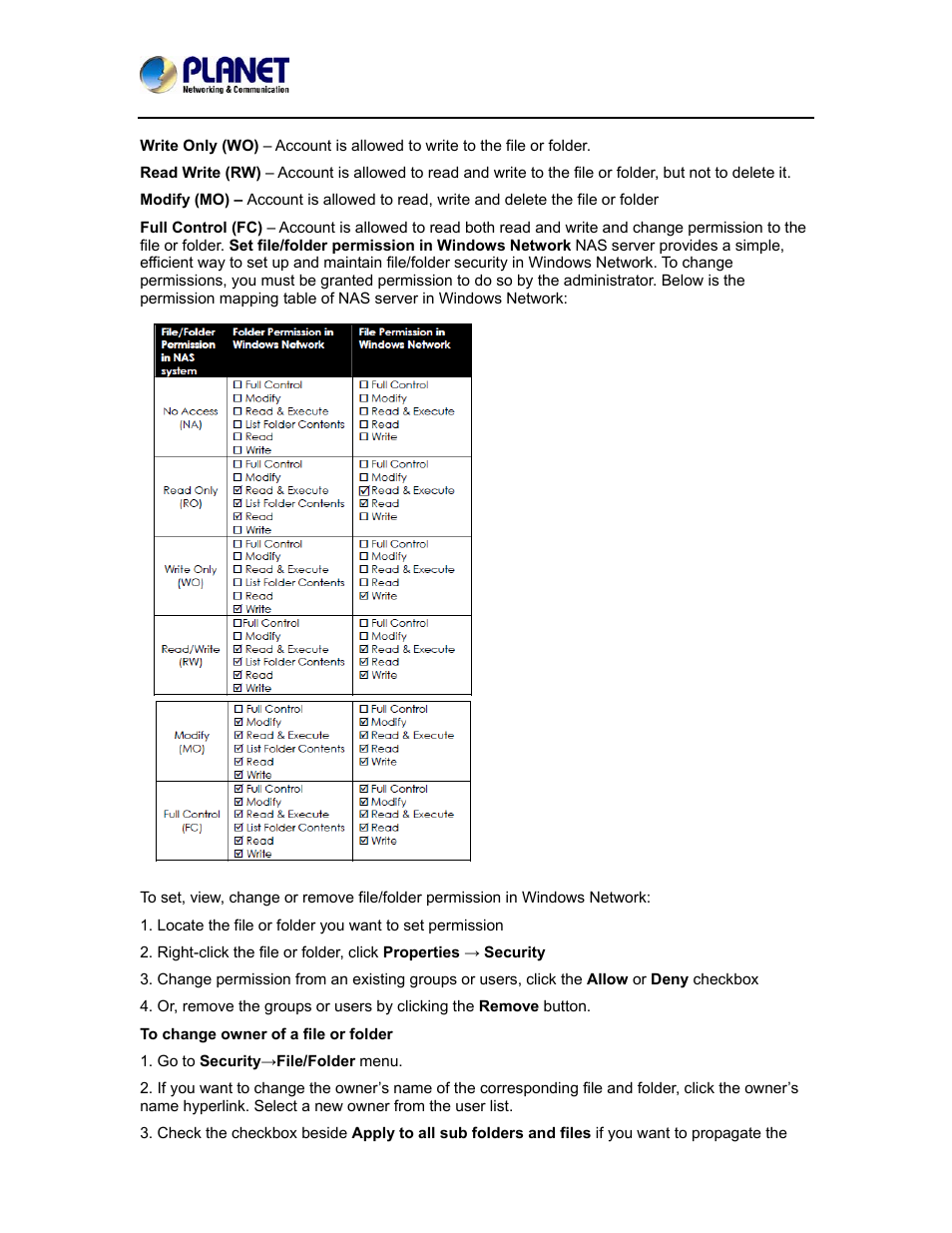 PLANET NAS-7410 User Manual | Page 58 / 125