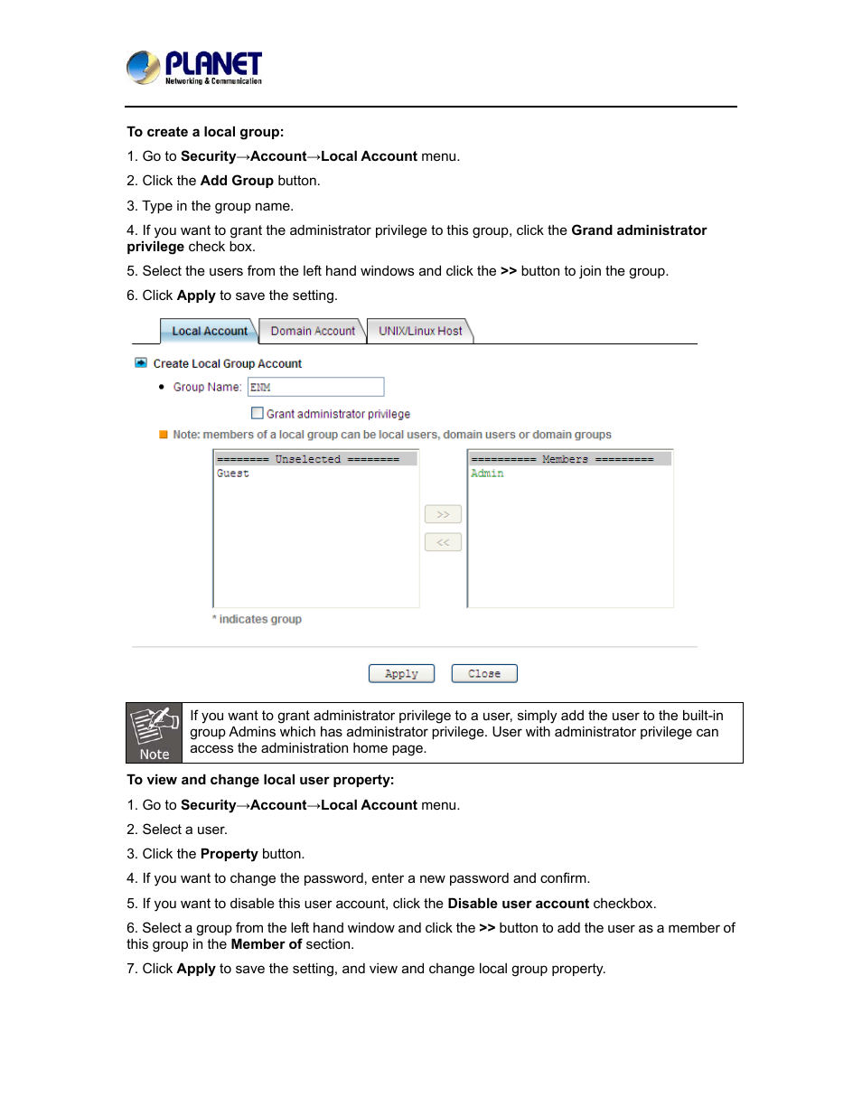 PLANET NAS-7410 User Manual | Page 60 / 125