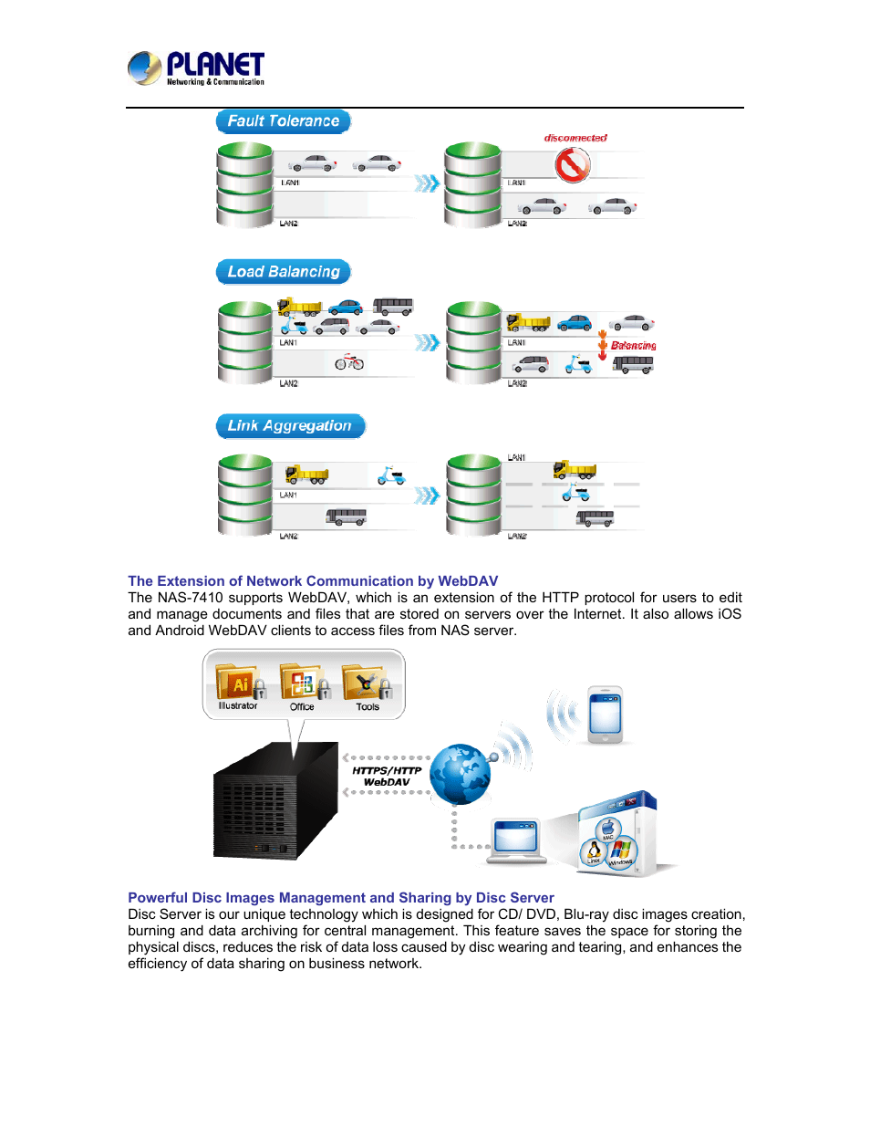 PLANET NAS-7410 User Manual | Page 8 / 125