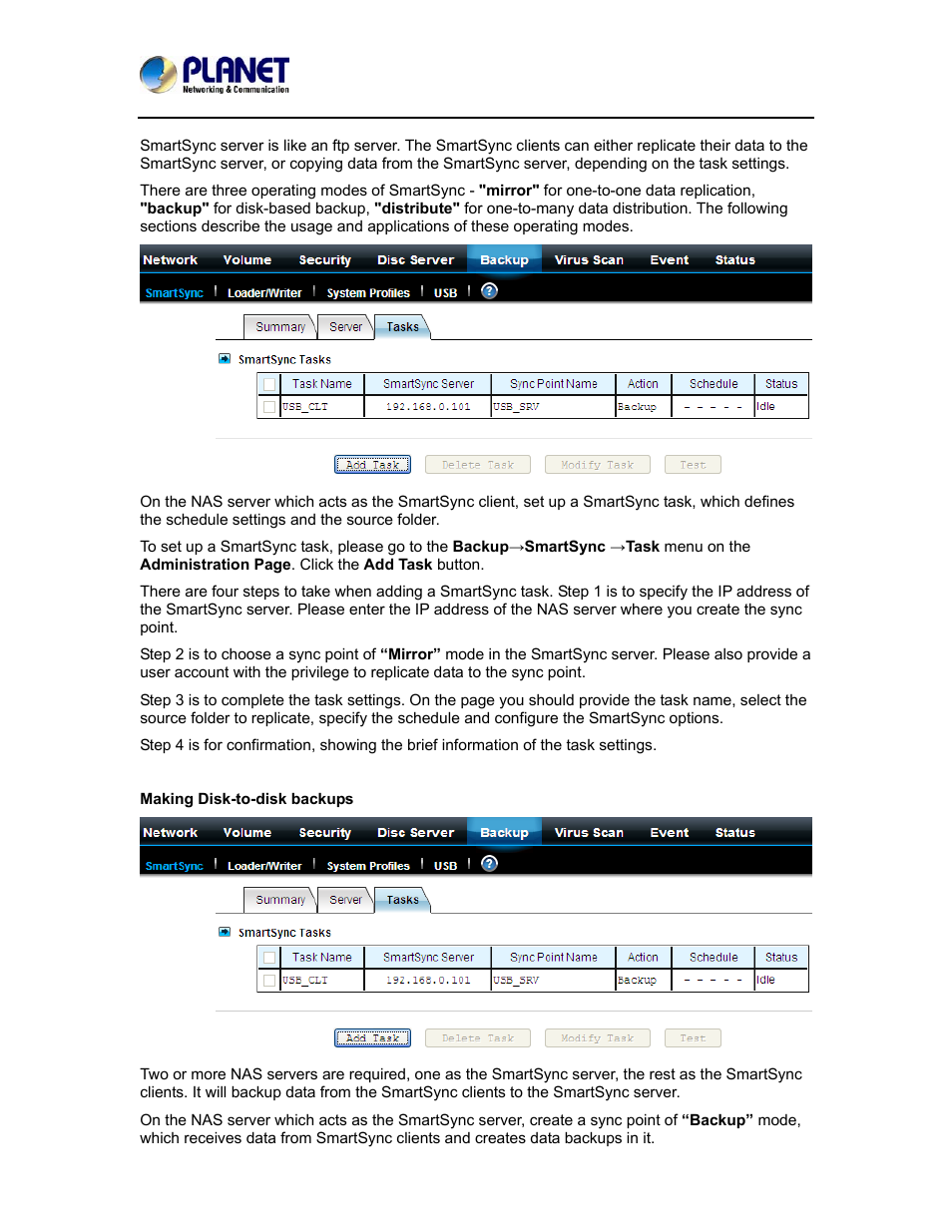 PLANET NAS-7410 User Manual | Page 85 / 125