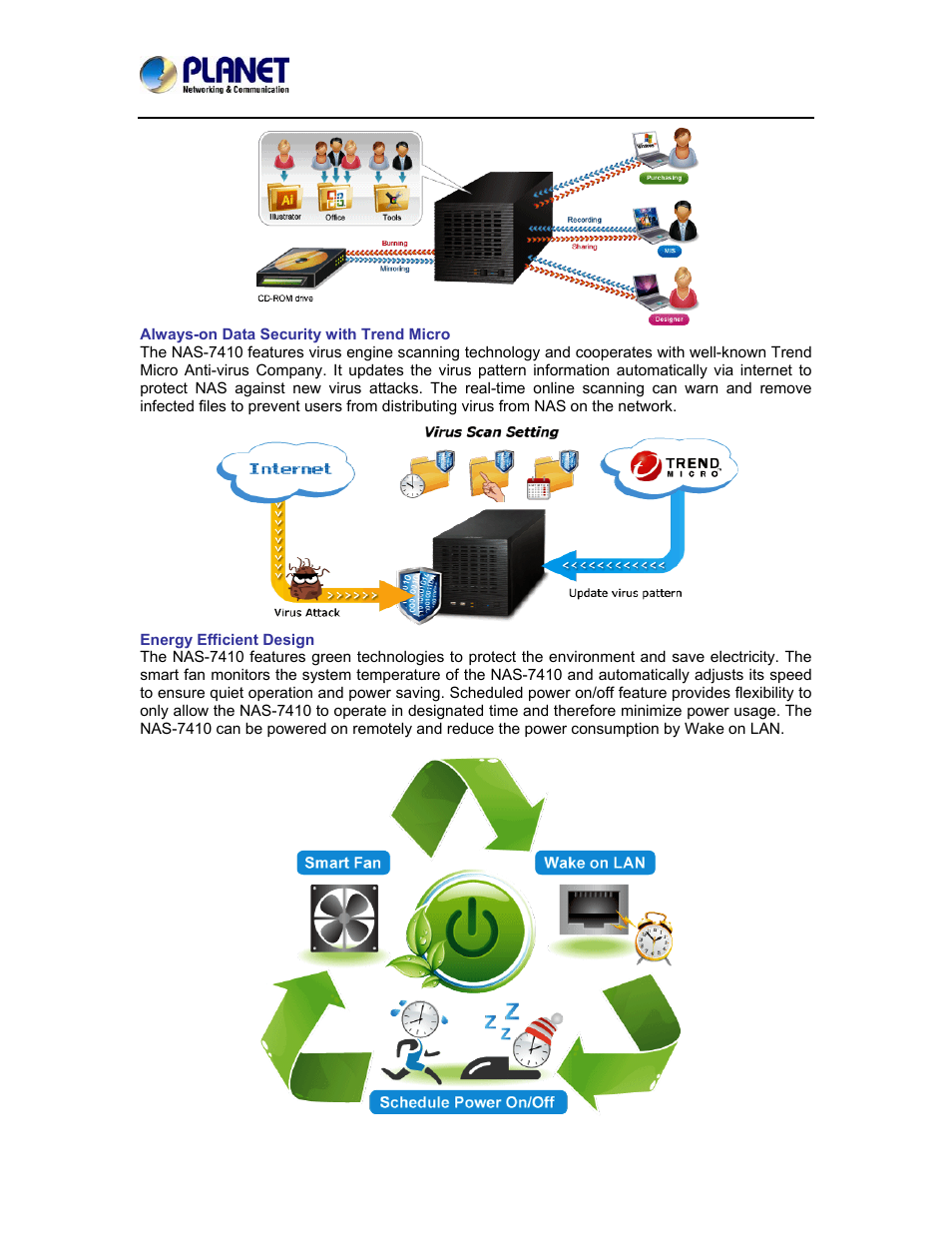 PLANET NAS-7410 User Manual | Page 9 / 125