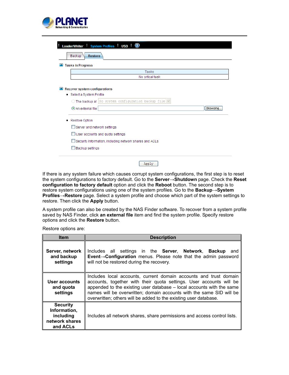 PLANET NAS-7410 User Manual | Page 91 / 125