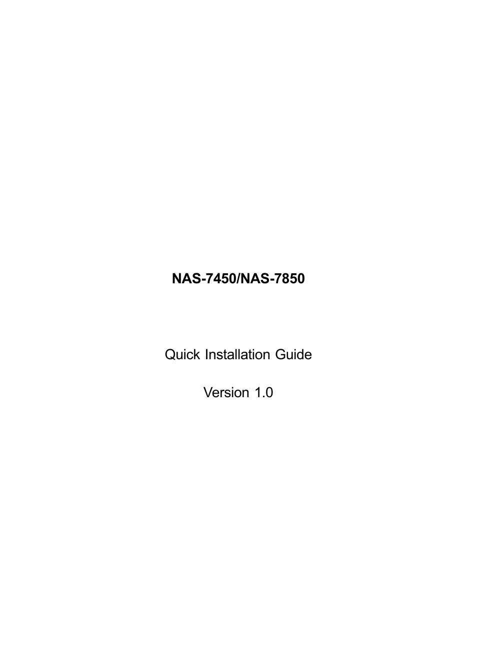 PLANET NAS-7450 User Manual | 16 pages