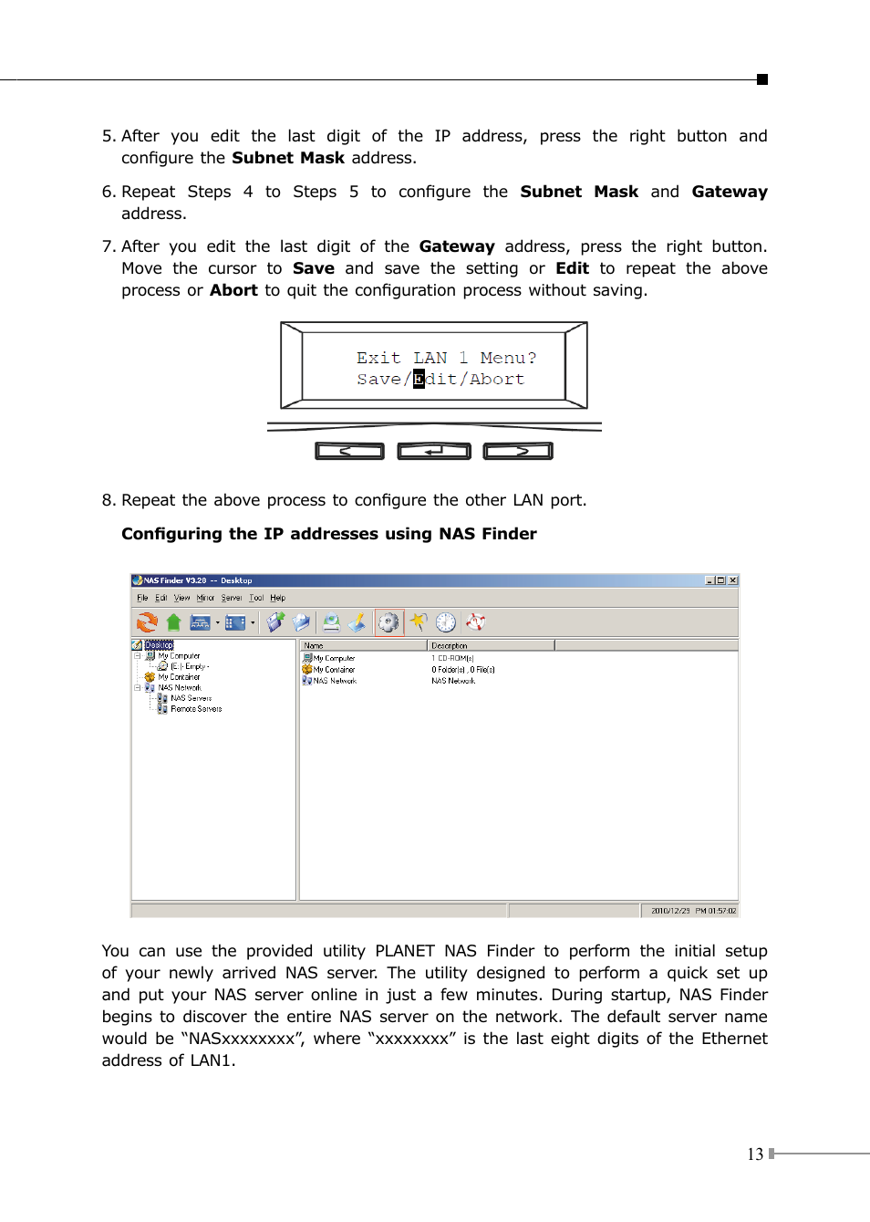 PLANET NAS-7450 User Manual | Page 13 / 16