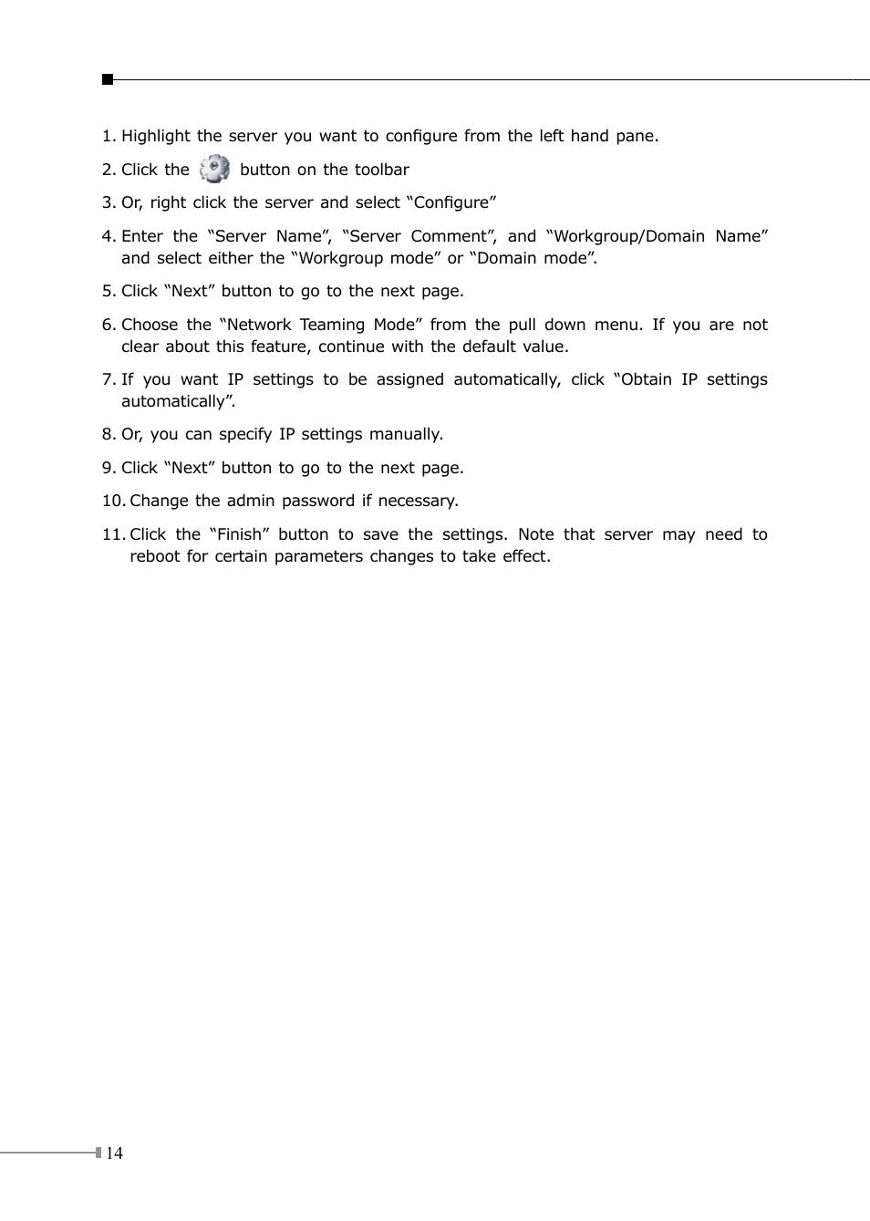 PLANET NAS-7450 User Manual | Page 14 / 16