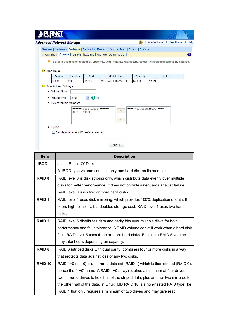 PLANET NAS-7450 User Manual | Page 43 / 111