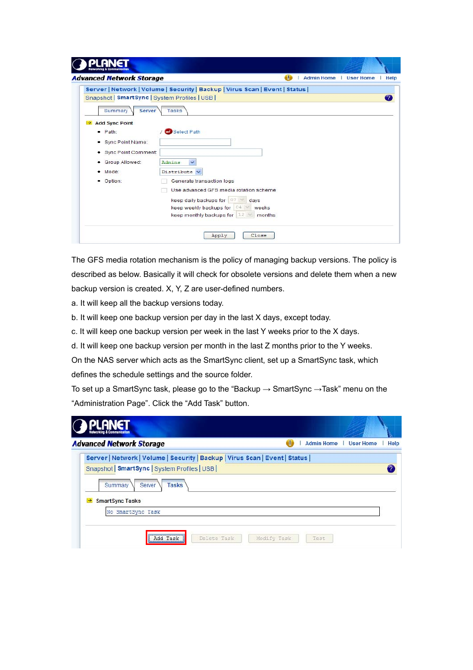 PLANET NAS-7450 User Manual | Page 76 / 111