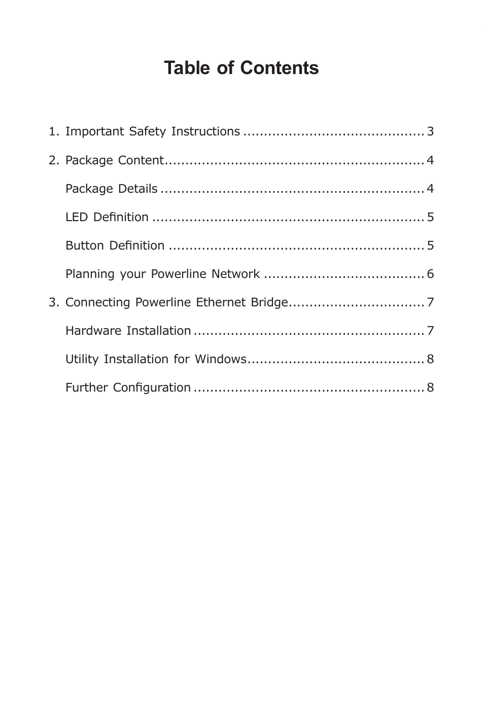 PLANET PL-701 User Manual | Page 2 / 8
